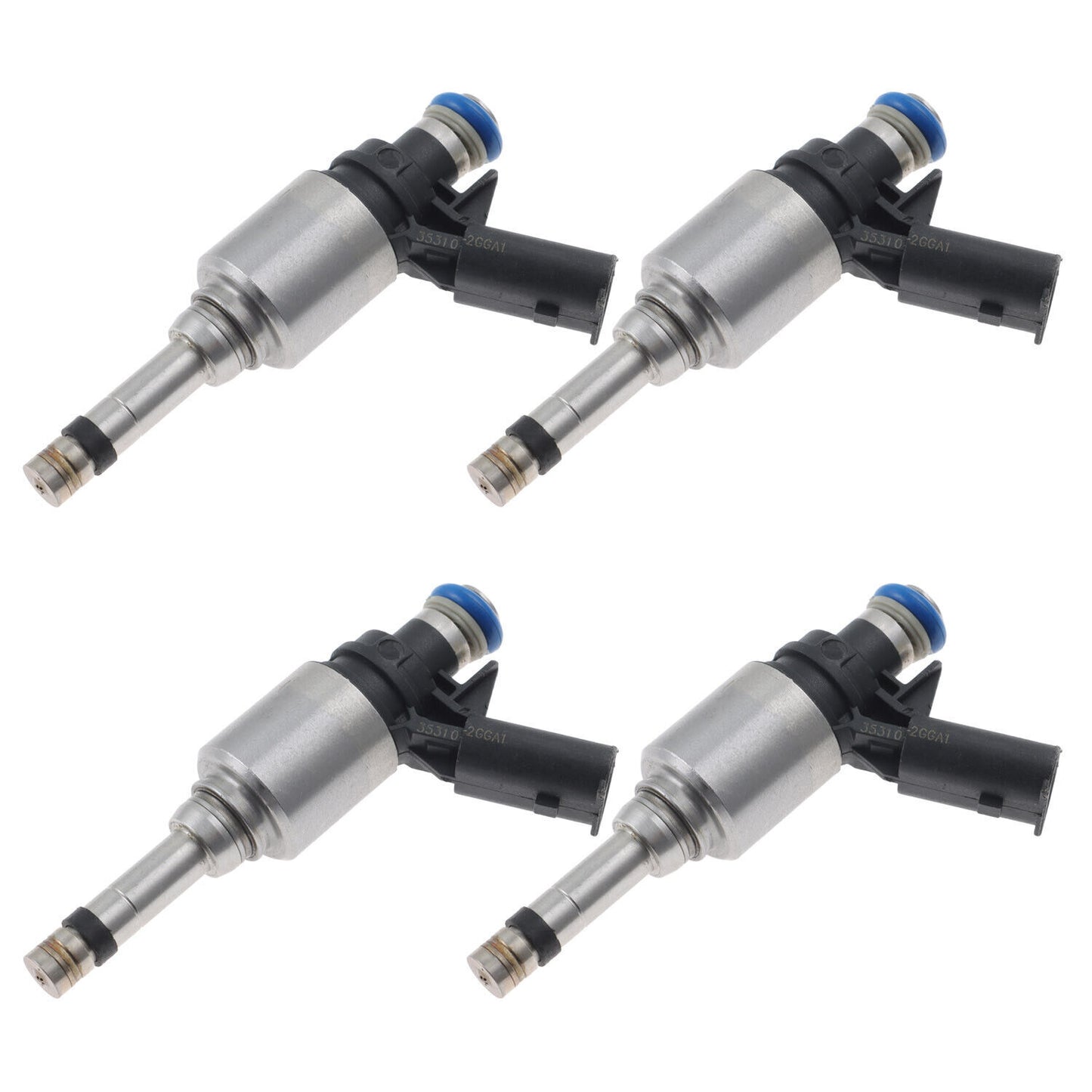 ya 1 8.5.4 35310-2GGA1 4-Piece Fuel Injector Fits 2016 - 2018 for Hyundai Santa Fe Sport 2.4L 