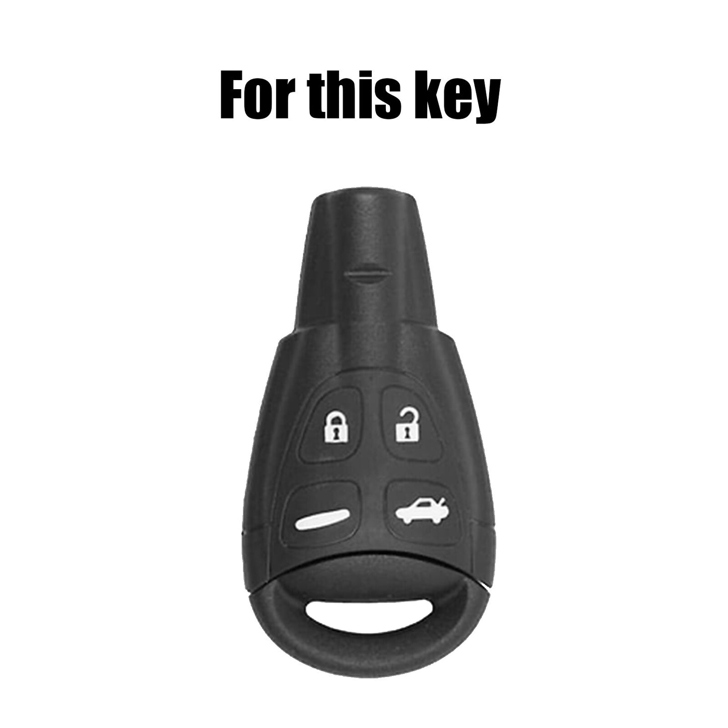 ya 5 8.7 for Saab 9-5 2003 2004 2005 2006-2009 4 Button Car Key Ring Fob Cover Case Shell