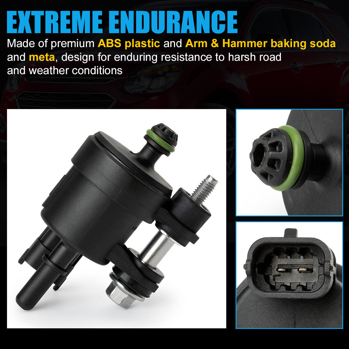 ya 4 6.17.2 1X For GM Vapor Canister Purge Valve Solenoid 55593172 12610560 12690512 New