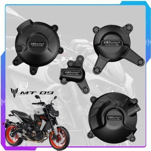 ya 27 7.20 Engine Case Cover Slider Set for Yamaha MT09 FZ09 FJ09 Tracer XSR900 2014-2020
