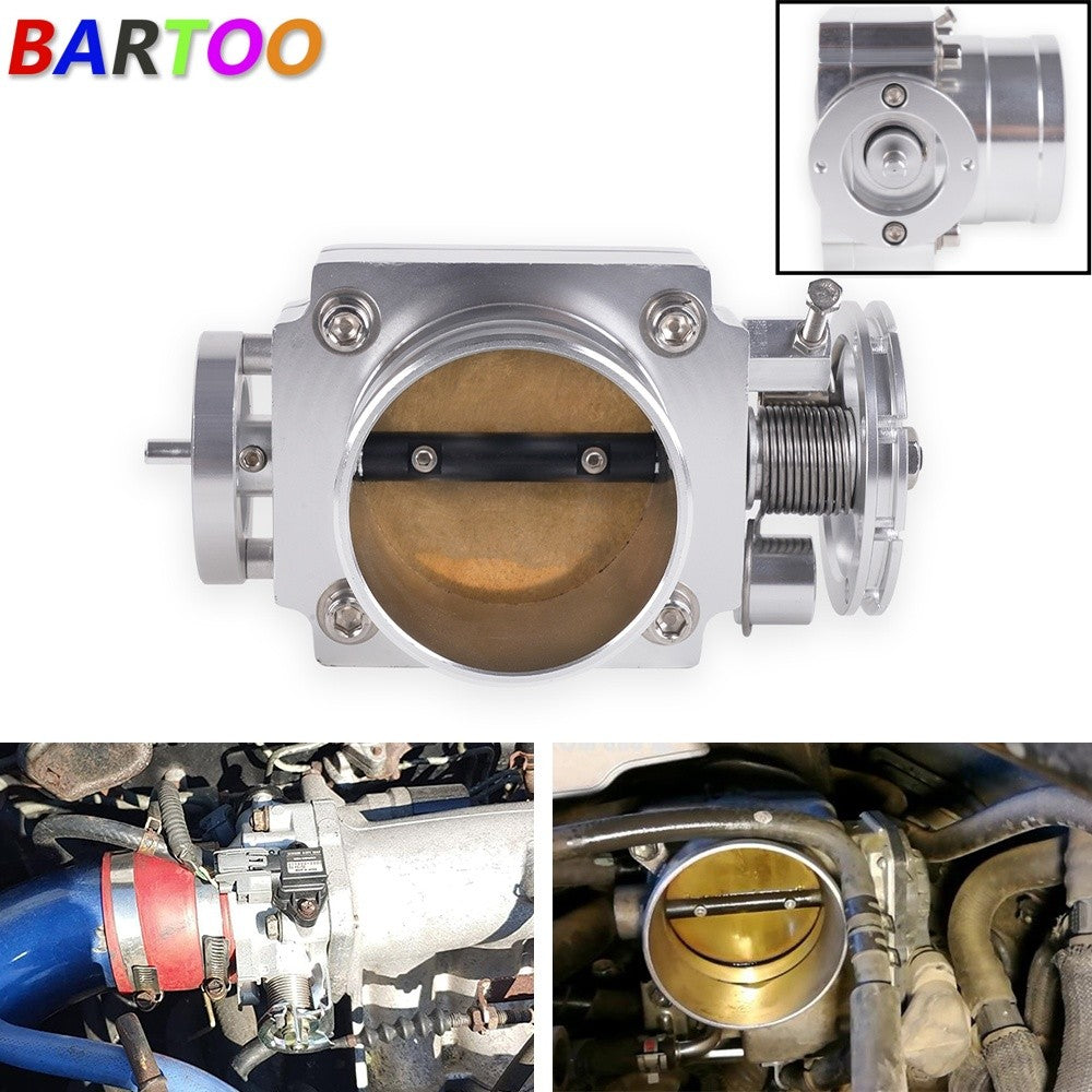 ya 2 6.26.2 Universal 70mm 2.75inchAlloy Aluminum CNC High Flow Billet Intake Throttle Body