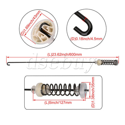 ya 26 4 Pcs Washing Machine Suspension Rod Kit W10780048 Replacement for 