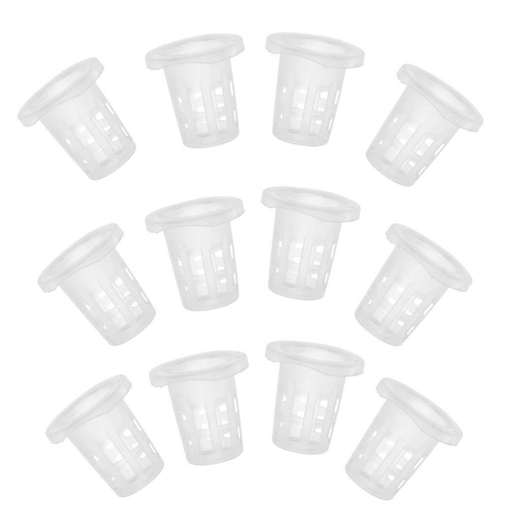 ya 14 100Pcs Hydroponic Net Pots Baskets for Hydroponics Slotted Mesh Net Cups