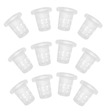 ya 14 100Pcs Hydroponic Net Pots Baskets for Hydroponics Slotted Mesh Net Cups