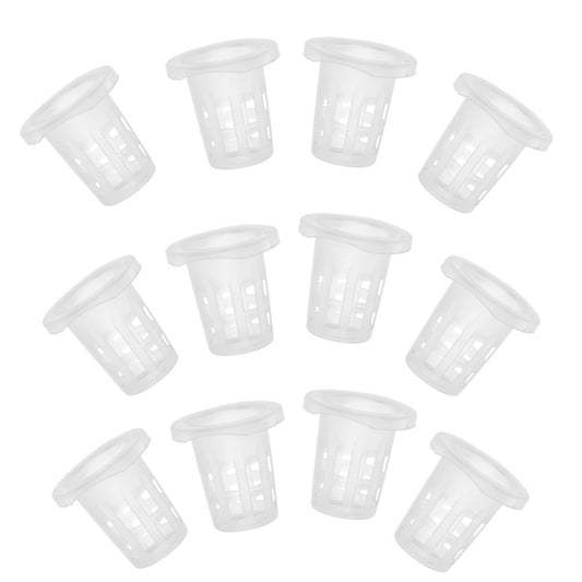ya 14 100Pcs Hydroponic Net Pots Baskets for Hydroponics Slotted Mesh Net Cups