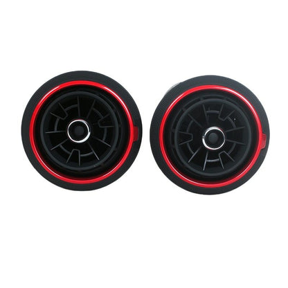 ya 5 8.7 2pcs Red Dashboard Air Vent Conditioner Outlet for Audi A3 S3 RS3 2017-2018