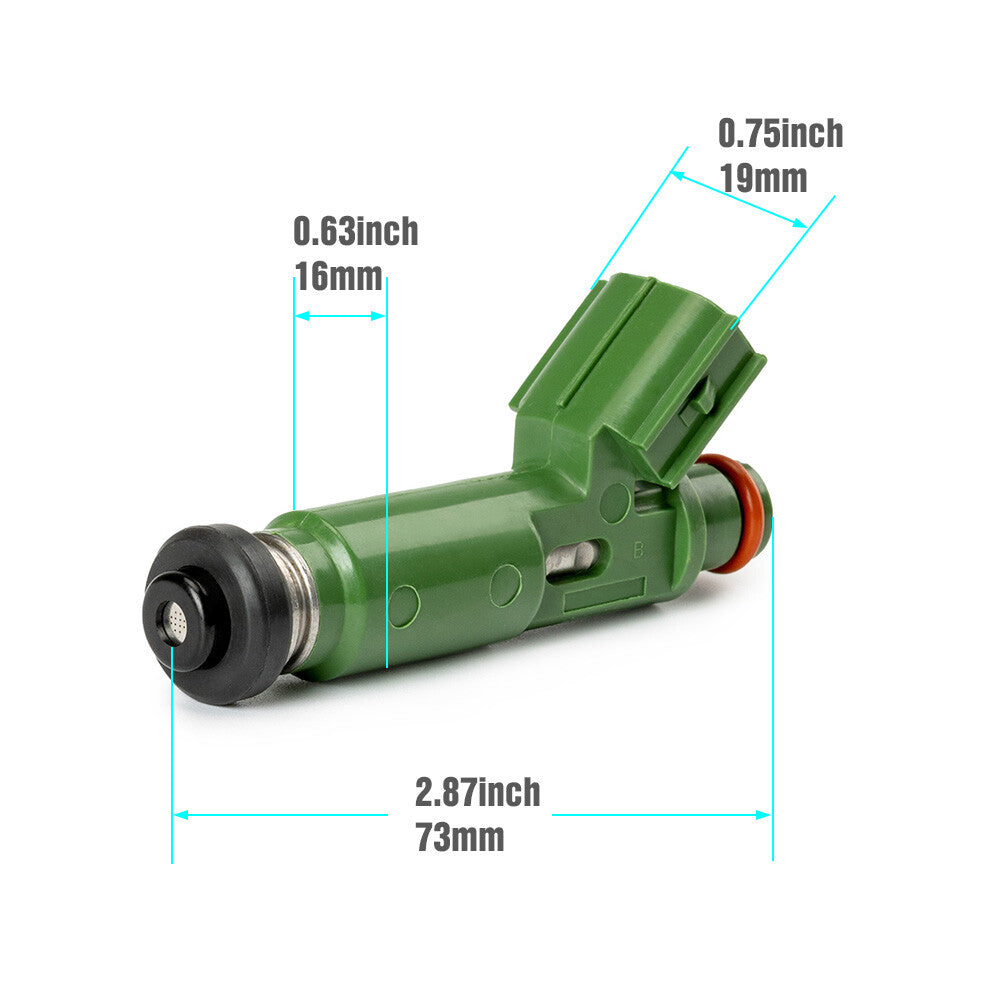ya 1 8.5.1 4-Pack Fuel Injector for Celica for Corolla Matrix MR2 Spyder 1.8L 23250-22040