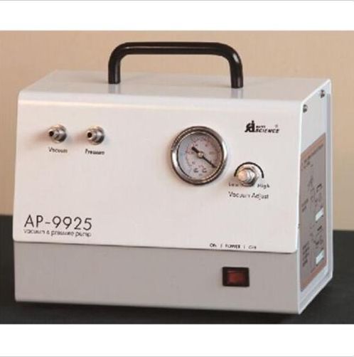 Handheld lab Oil Free Diaphragm Vacuum Pump AP-9925 25L/m Pressure adjust 220V