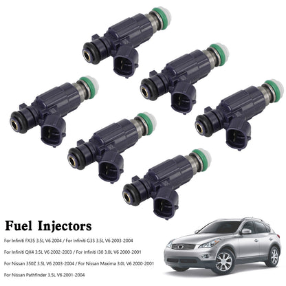 ya 1 8.12 baidi 6PCS Fuel Injectors FBJC100 for 350Z 2003-04 for Infiniti G35 2003-2004