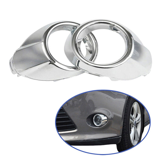 ya 1 7.4 A pair of front bumper fog light cover decorations LH+RH suitable for Ford Focus 2012-2014