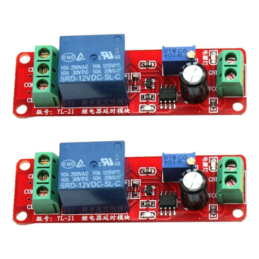 ya 2 6.30 2 Pcs Delay Switch Module Multifunctional Time Relay Automatic Timer