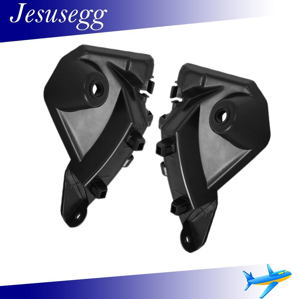 ya 27 6.18.2 Pair For Model X 2016-2020 Black Front Bumper Fender Bracket Mount Support