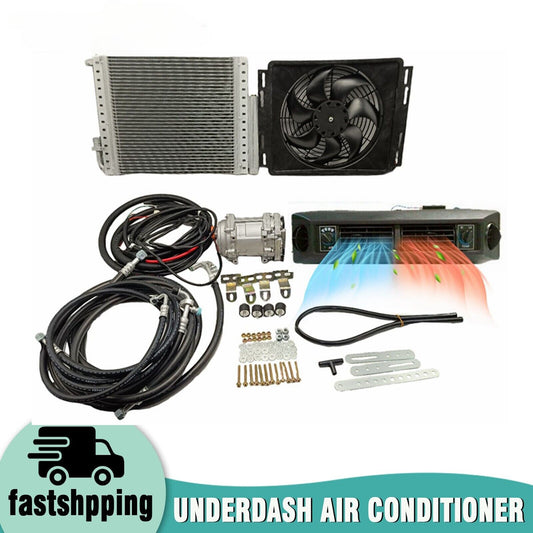 ya 1 7.7 DC12V Underdash Electric Cool&Heat Air Conditioner Auto Universal Car A/C Kit