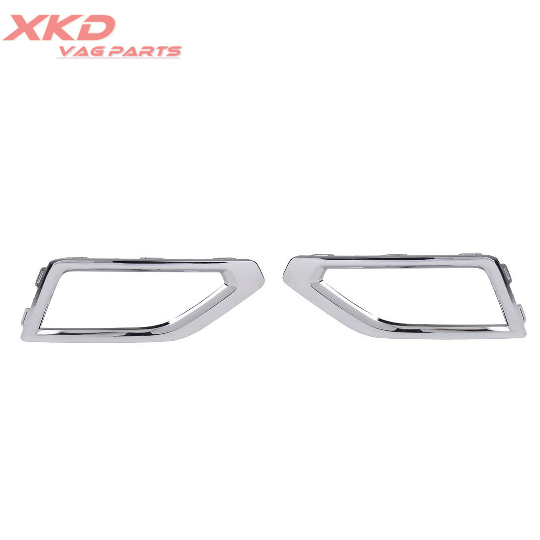 ya 3 6.23 2x Chrome Front Fog Light Frame Outer Grille for VW Atlas 2018 2019