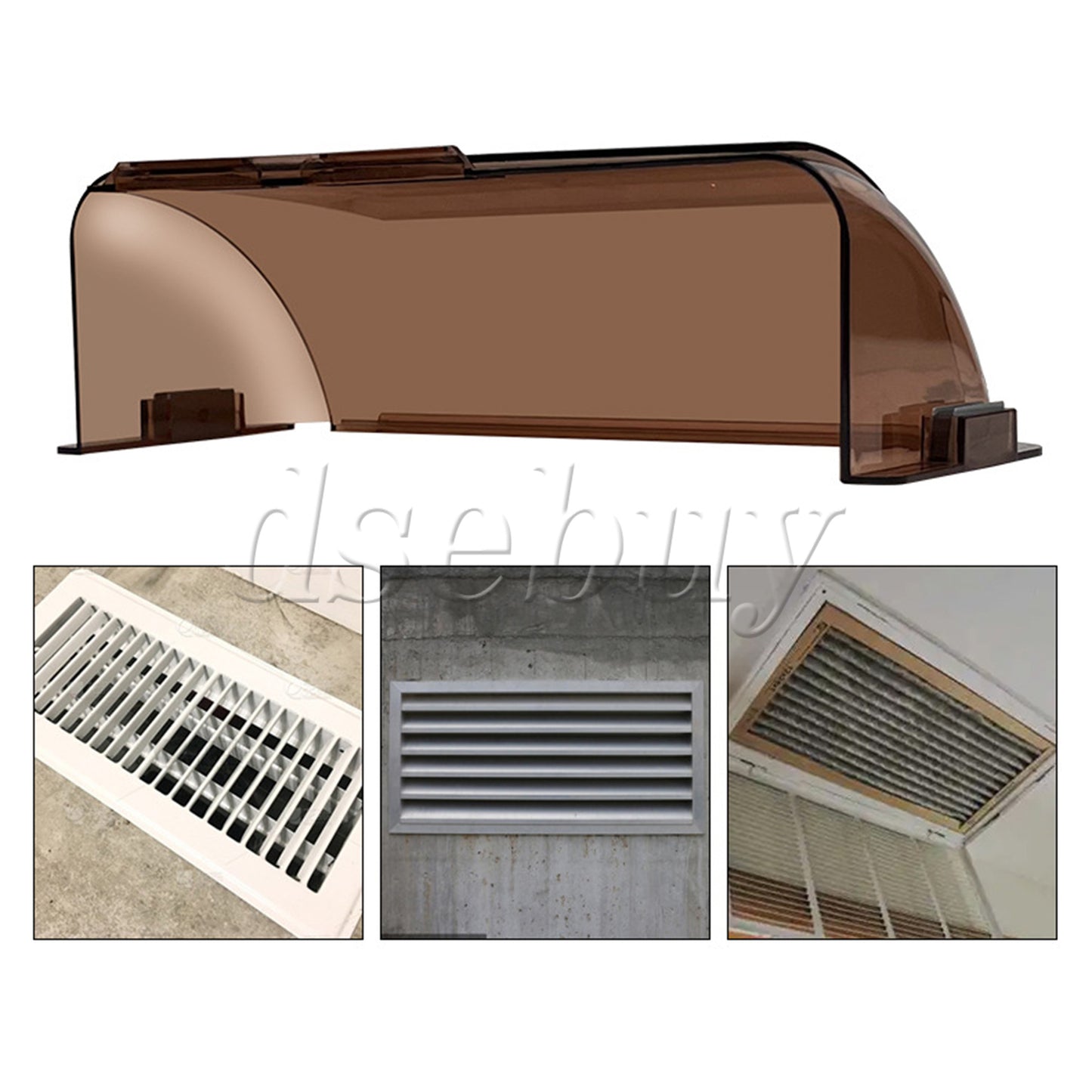 ya 25 2 Pieces Plastic Magnets Ventilation Deflector 8.86 - 25.25 for Floor Vents