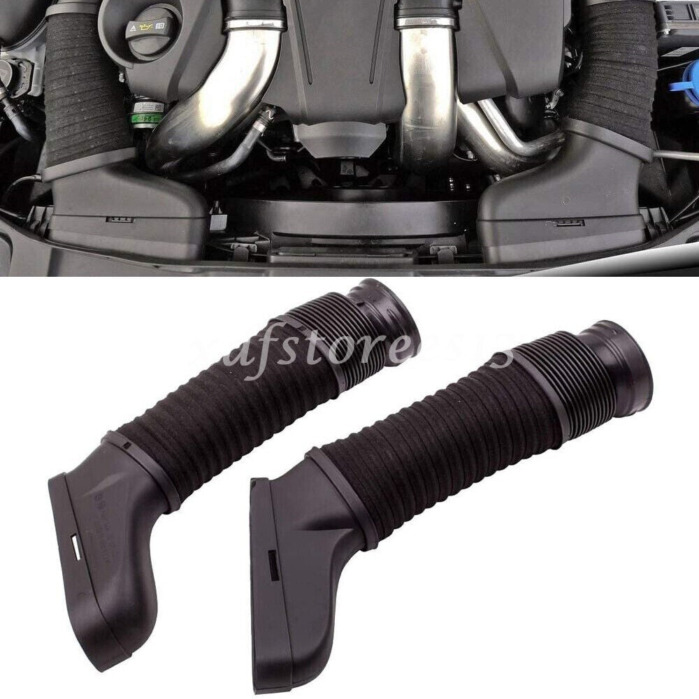 ya 5 8.7 Pair Air Intake Inlet Duct Hose for Mercedes-Benz W204 W212 C300 C350 Left&Right