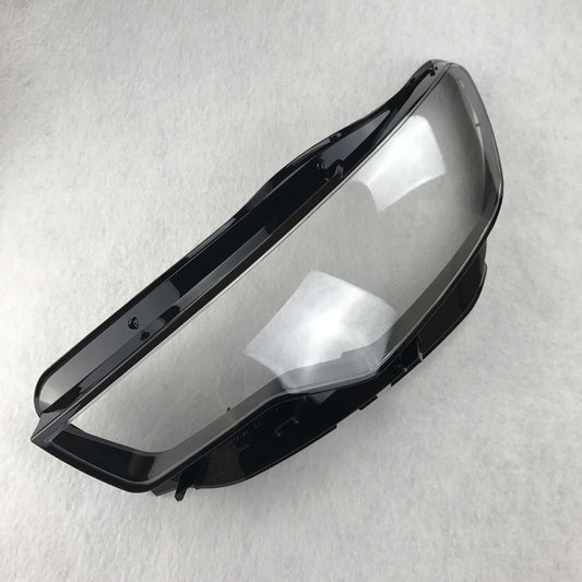 ya 1 7.3 for Audi C7 A6L A61 2013-15 Pair Car Headlight Clear Lens Cover Lampshade Lense