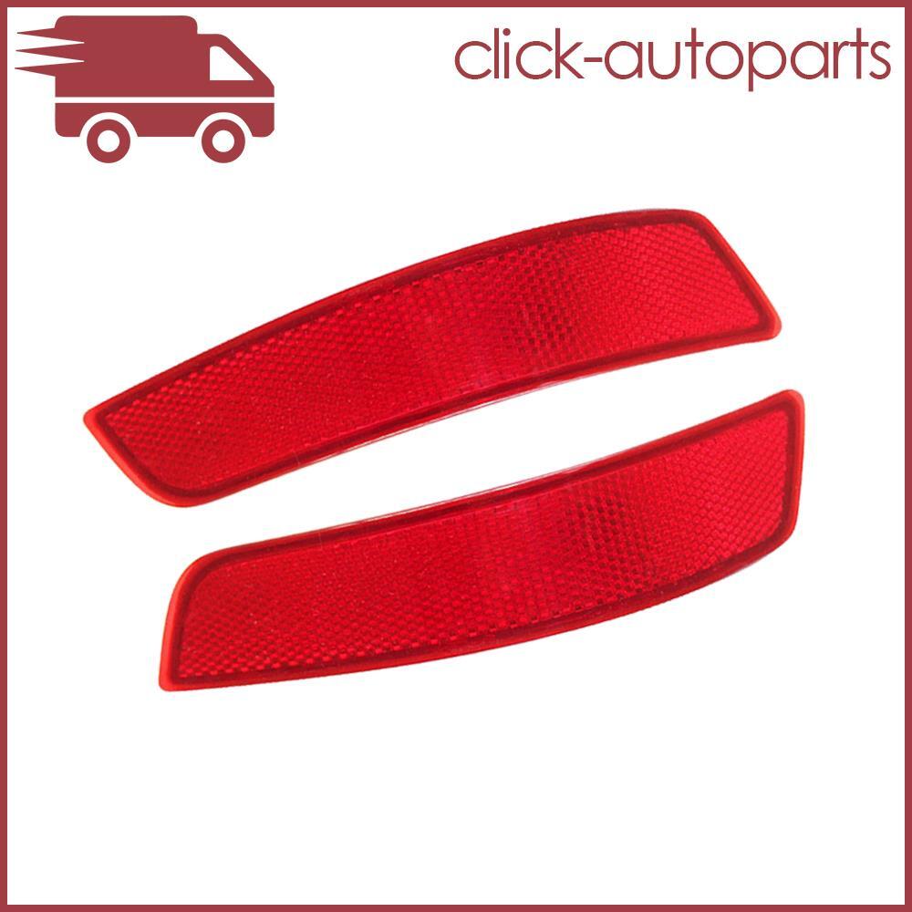 ya 27 6.18.2 Pair for Lexus ES350 ES300h GS200t GS450h Rear Bumper Brake Light Reflector Red