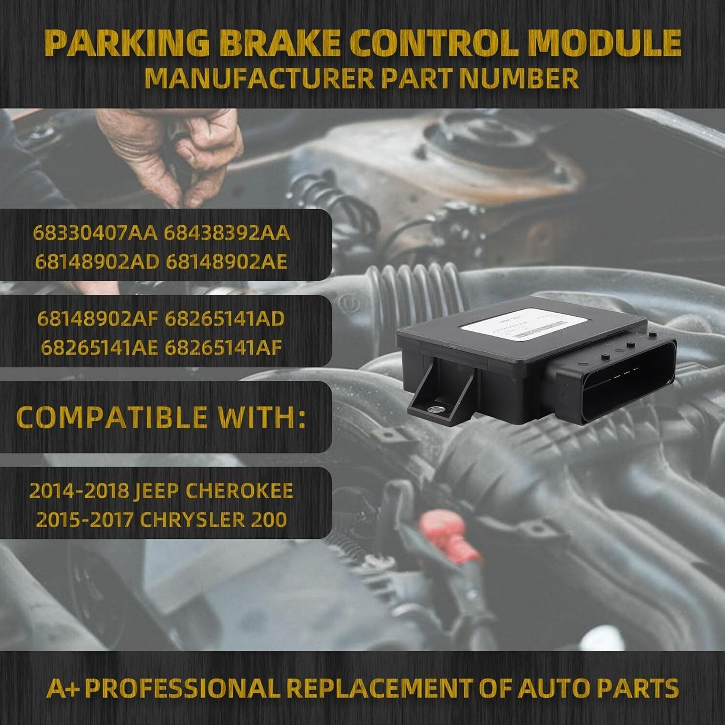 ya 2 6.26 Parking Brake Control Module 68330407AA for Jeep Cherokee 2014 - 2018 Replacement