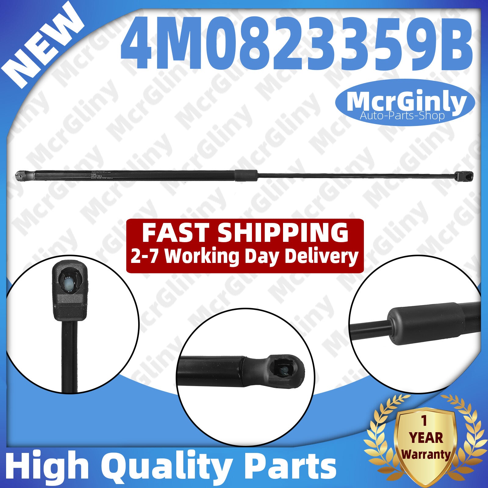 ya 1 7.3 High Quality Front Hood Lift Support 4M0823359B 4M0823359C for Audi Q7 2016-2024