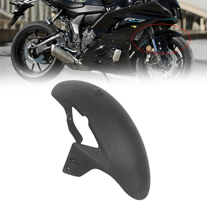 ya 5 8.7 for Yamaha R7 Front Fender 100% Carbon Fiber Front Mud Cover - Matte