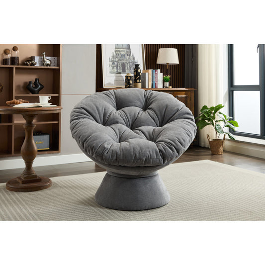 ya 28 360¡« Oversized Swivel Accent Barrel Papasan Chair for Living Room Bedroom