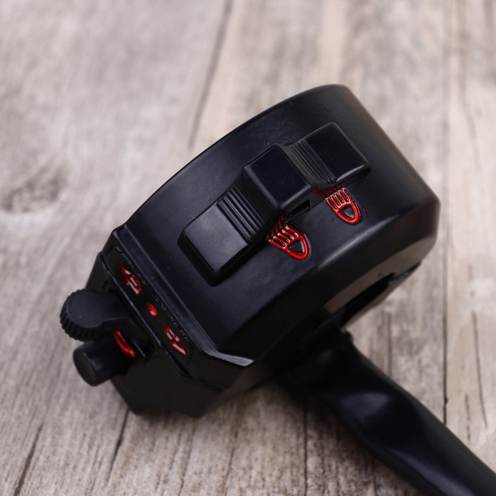 ya 1 7.4 Durable Motorcycle Function Switch Handlebar Switch Turn Signal Horn Light Left