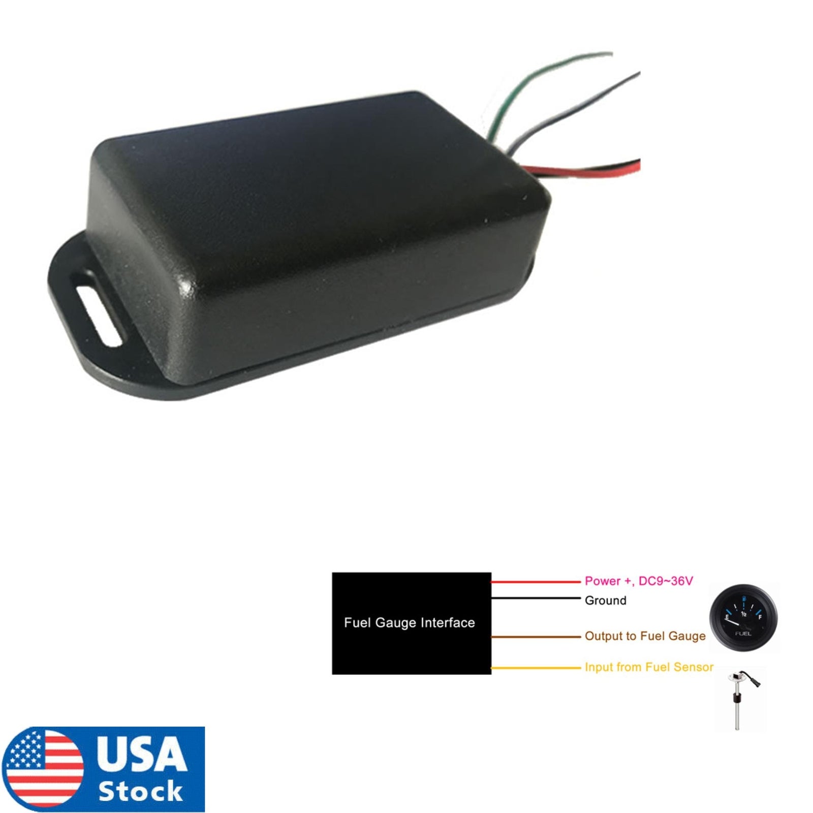 ya 1 8.25.2 shuiyin Car Fuel Gauge Interface Module Ohm Range Converter for Fuel Gauges Ohm Range
