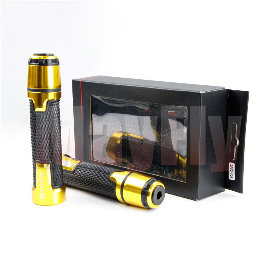 ya 2 6.26 7/8 HandleBar Grips W/Ends Cap Fit For GSXR600/750/1000 SV650 GSX1300R GSF1250