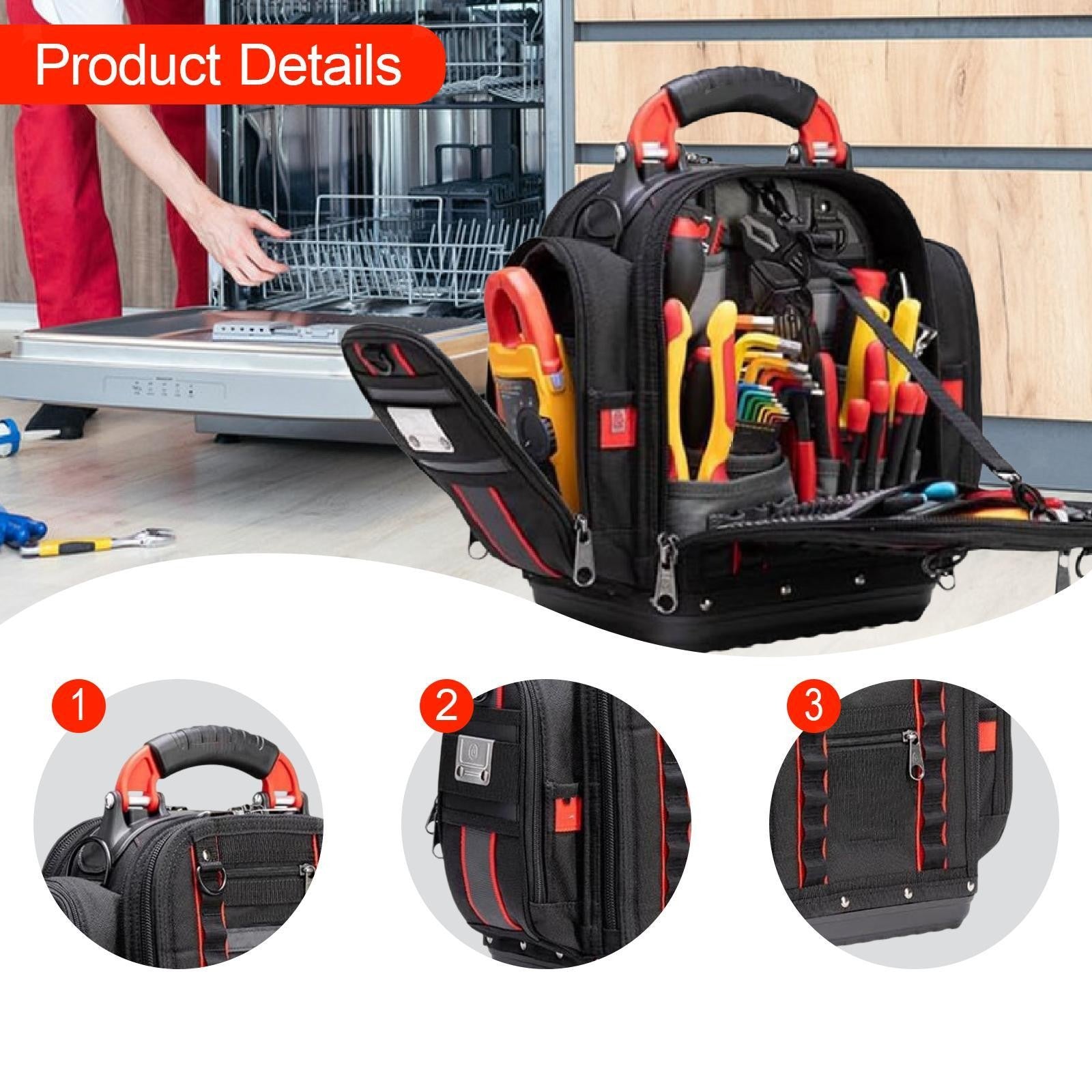ya 26 Toolbox Organizer Pouch Dustproof Mechanics Carpenters Electrician Tool Bag