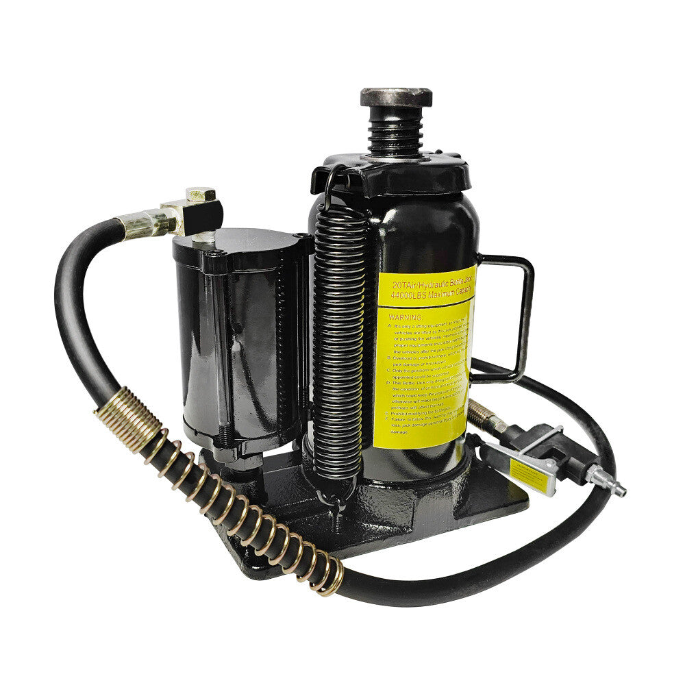 ya 28 40000LBS/20T Air Hydraulic Bottle Jack 10.23-20.07in Manual/Air Pump Car/Truck
