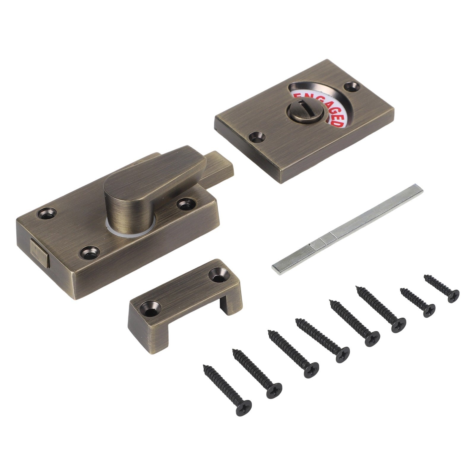 ya 14 Antique Style Bronze Indicator Bolt for Bathroom Privacy WC Toilet Door