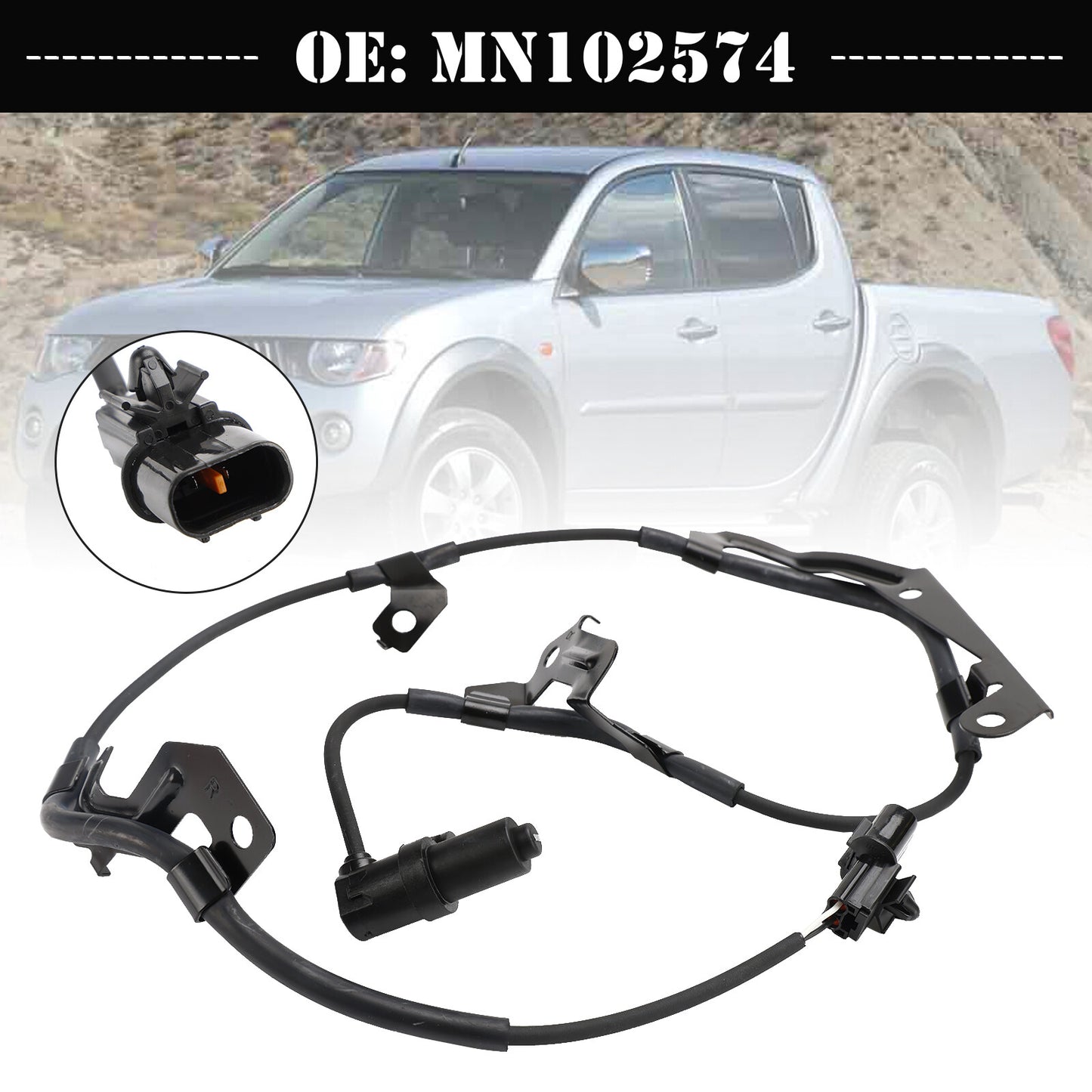 ya 1 8.5.1 ABS Wheel Speed Sensor Front Right For L200 2.5DID B40 MN102574 U1