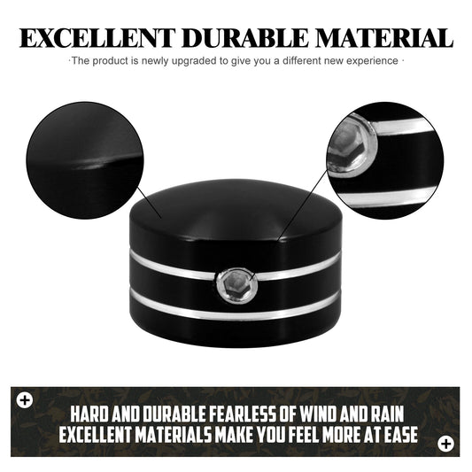 ya 1 7.3 4x Black Head Bolt Covers Fit for Harley Sportster 1986-2022 Twin Cam 1999-2017