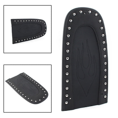ya 5 8.7 Leather Flame for SEAT Rear mudguardBib for Harley Street Glide FLHX 2006-2019 Black
