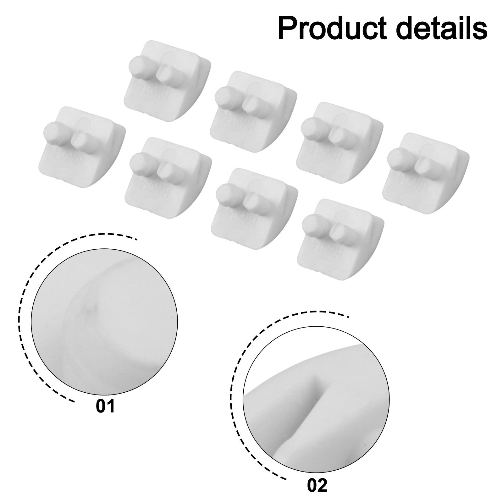 ya 14 AXV014SP Shoes for Pool Vacuum Set of 8 For Hayward For AquaBug Critter