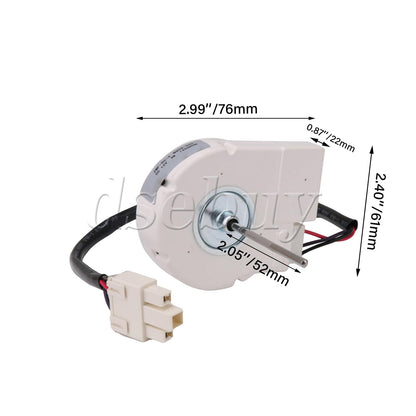 ya 26 3 Pieces DC 12V 4W eezer Fan Motors Parts A62M12SI Replacement for 