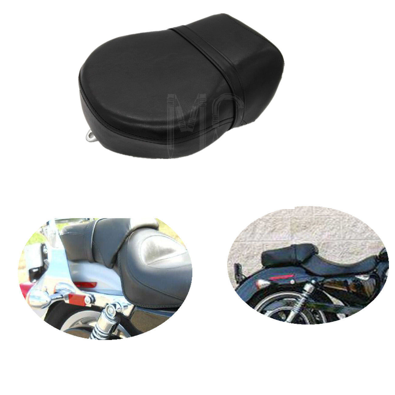 ya 5 8.7 Rear Pillion Passenger for Seat for Harley Sportster 1200N 1200 Nightster 2007-2013