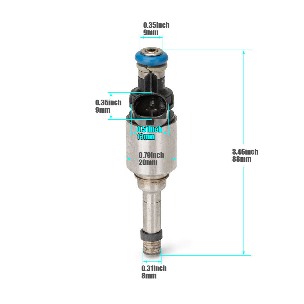 ya 1 8.5.1 4 Pieces Fuel Injector for Kia Forte for Hyundai for Elantra 2.0L 2014 - 2017 35310-2E500
