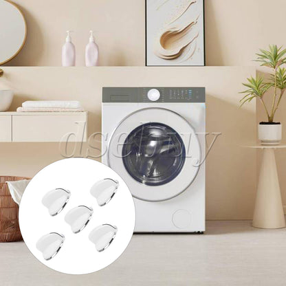 ya 26 5 Pieces Plastic Time Control Knobs for Dryer Replacement for AP5805162 White