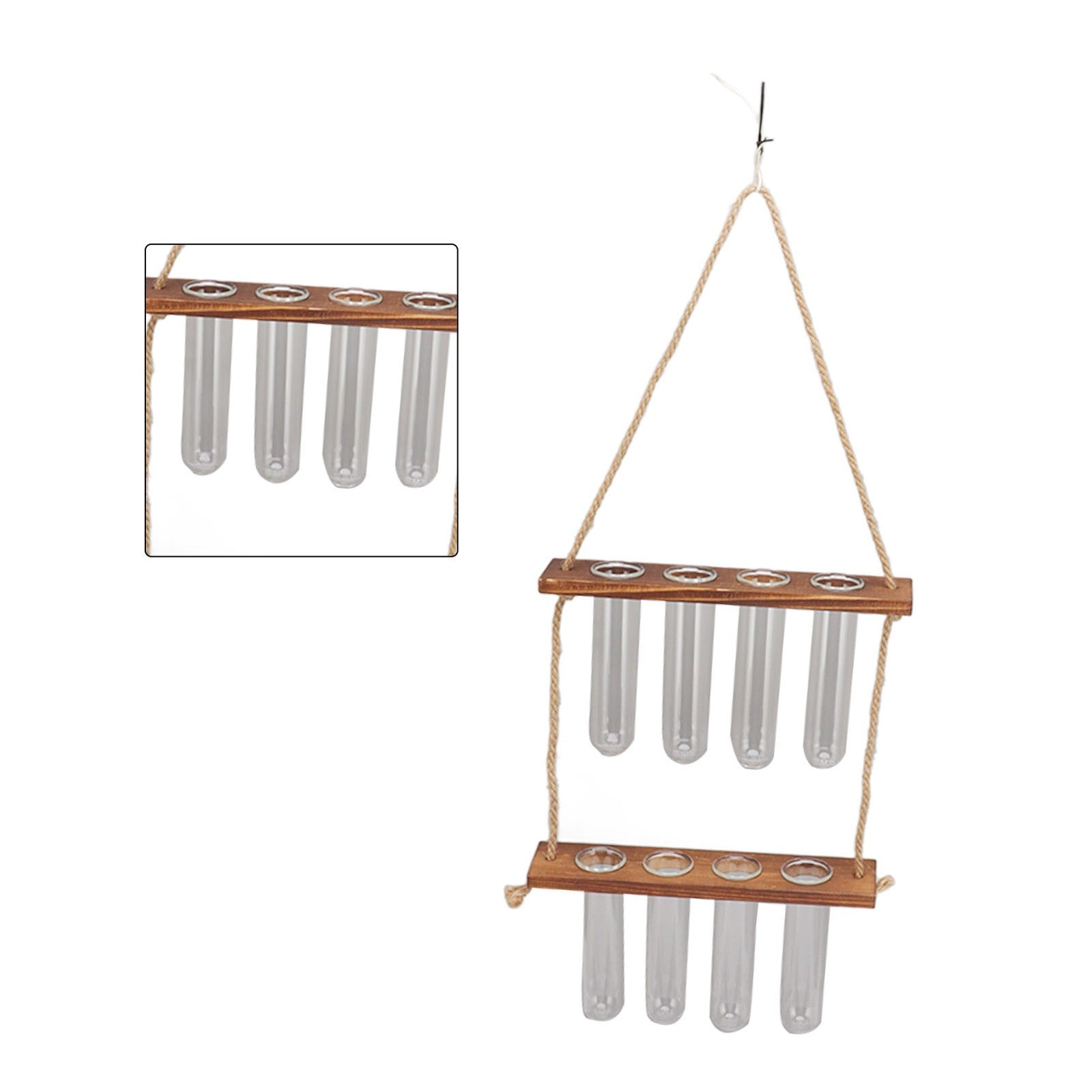 ya 14 Plant Propagation Station Wall Mounted 2 Tier 8 Holes Space Saving Wall