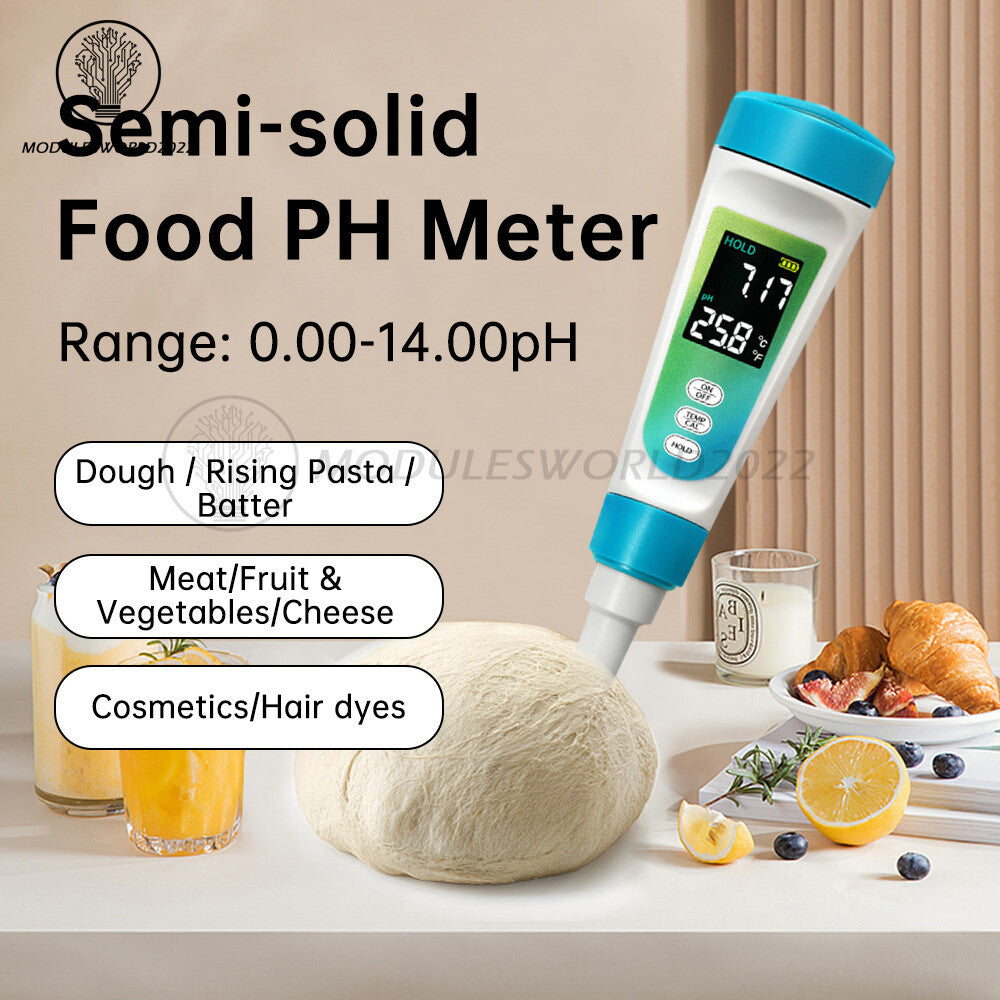 ya 26 Water Quality Test Pen Semi-solid food/liquid PH Meter Tester LCD with Backlight