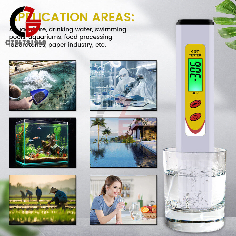 ya 26 Portable ORP Meter Water Quality Test Meter Pen Oxidation Reduction Redox Meter