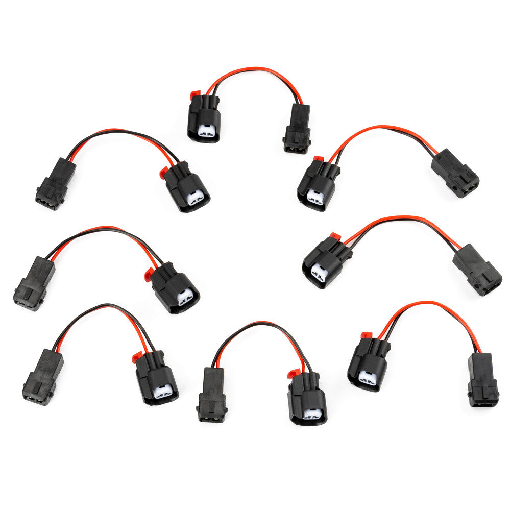 ya 1 8.5.4 8Pcs LS1 LS6 LT1 EV1 Engine wire Harness to LS2 LS3 LS7 EV6 Injector Adapters
