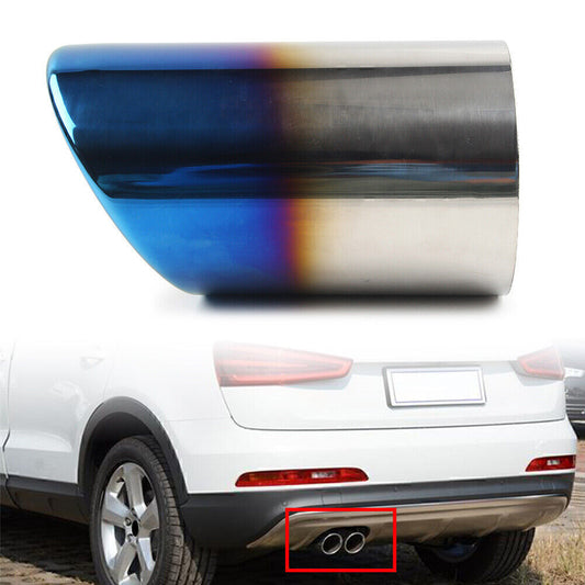 ya 4 6.17.2 Car Stainless Steel Rear Pipe Tail Muffler Tip for Audi Q3 2012-2021