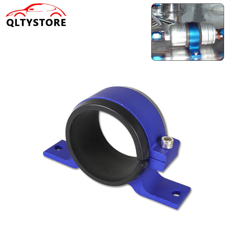 ya 27 7.2 50mm Aluminum Inline Fuel Pump or Filter Mounting Bracket Mount Clamp Blue