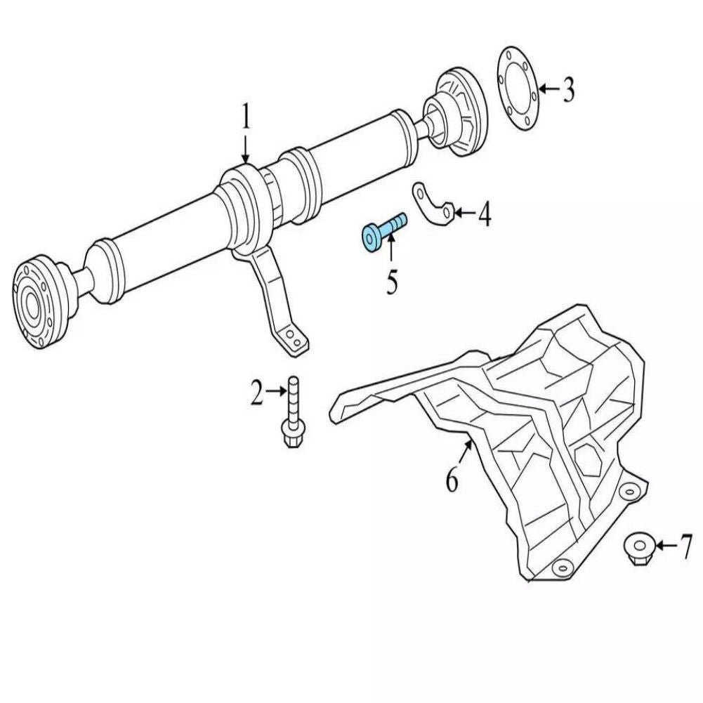 ya 5 8.7 N10719001 Drive Shaft Assembly Bolt for Audi for VW