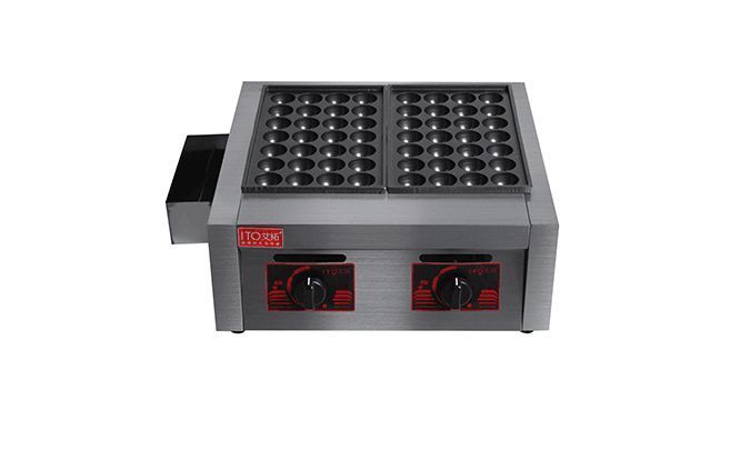ya 25 Commercial LPG Takoyaki Maker Takoyaki Machine Fish Ball Grill 56pcs/per time