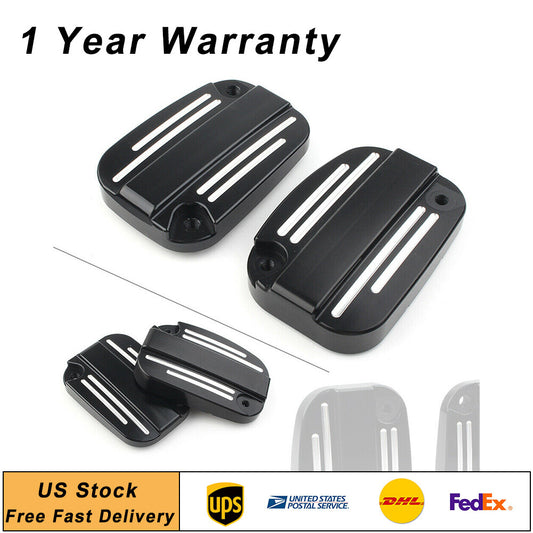 ya 4 6.17.2 Brake Master Cylinder Cover Cap Left& Right for Harley Touring Street Road Glide