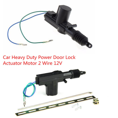 ya 5 8.7 Black DC12V Car Heavy Duty Power Door Lock Actuator Motor 2 Wire Alarms Security
